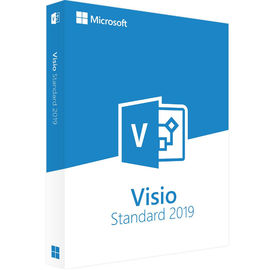 100% Genuine License Computer Software System Microsoft Visio Standard 2019 With Visio Online